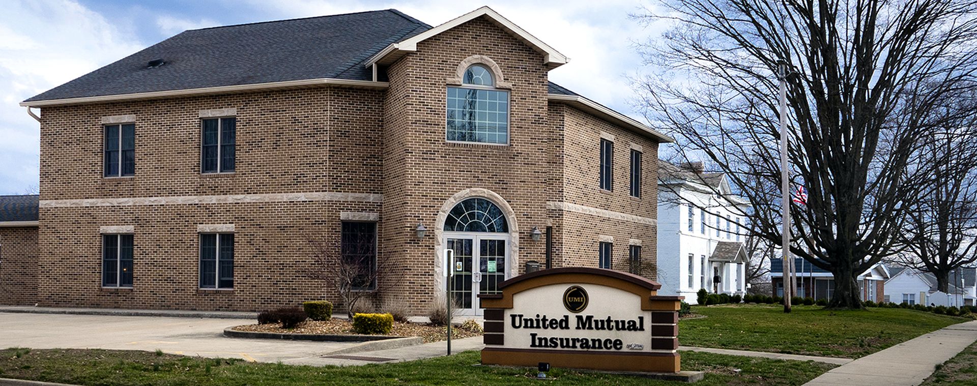 The United Mutual Insurance office in Albion, Illinois